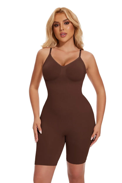 New Bodysuit Shapewear Women Tank Top Tummy Control Full Body Shaper Anti Chafing Shorts Slimming Waist Trainer Butt Lifter